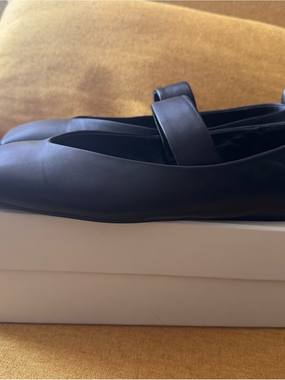 Tony Bianco Black Mary Jane Ballet Flats